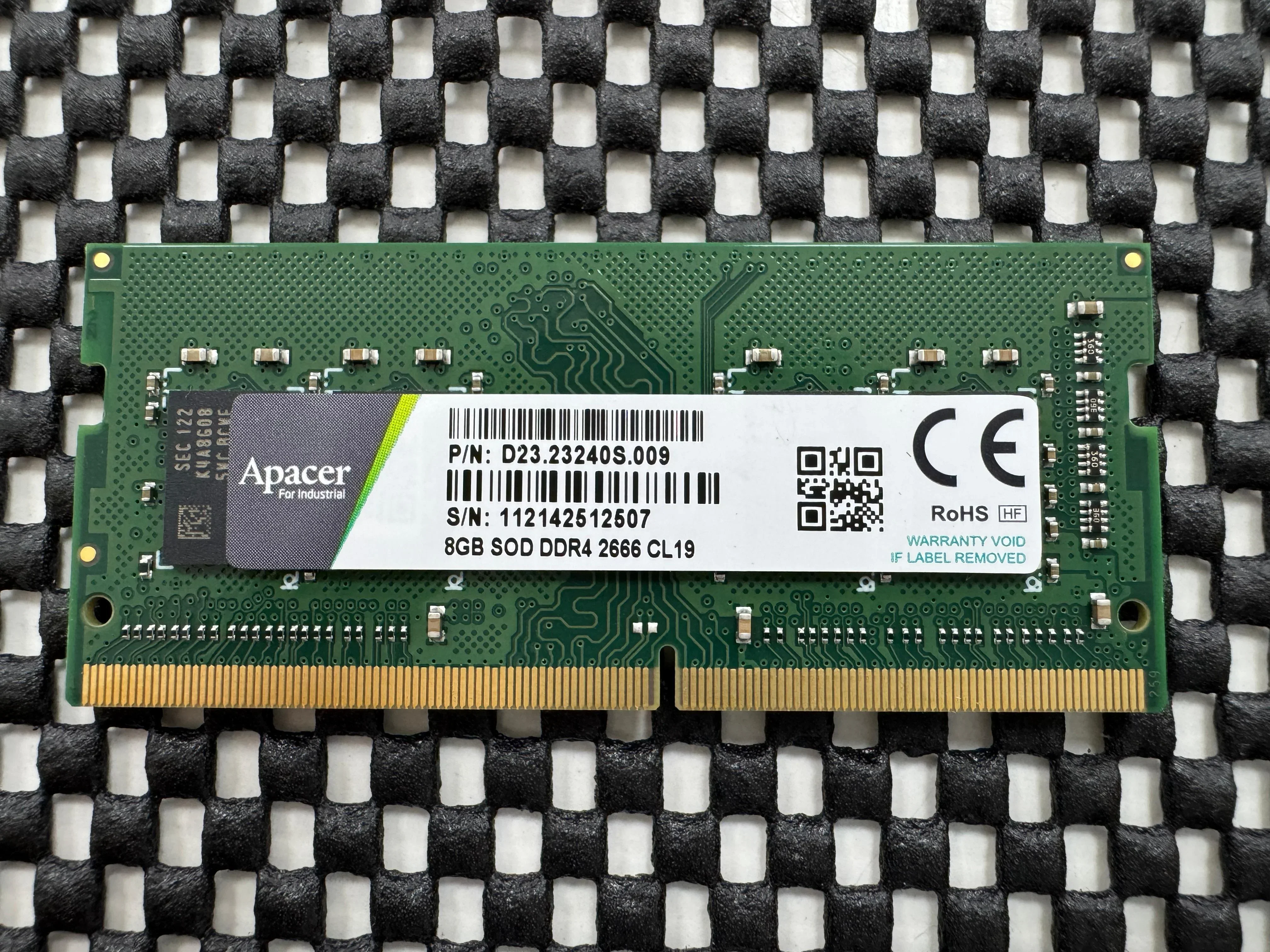 Apacer DDR4 8GB Laptop RAM 2666MHZ PC4-21300 260 PIN SODIMM CL19